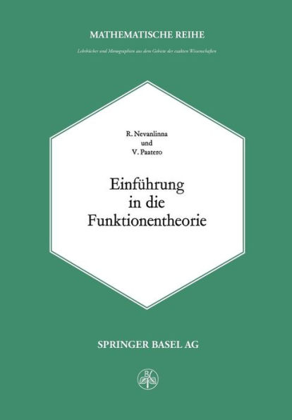 Einführung in die Funktionentheorie