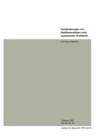 Title: Formänderungen von Stahlbetonstützen unter exzentrischer Druckkraft, Author: Urs Hans Oelhafen