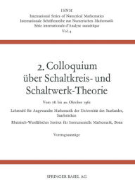 Title: 2. Colloquium Über Schaltkreis- und Schaltwerk-Theorie, Author: Johannes Dorr