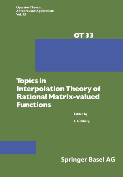 Topics in Interpolation Theory of Rational Matrix-valued Functions