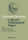 Collected Mathematical Papers: Vol. 4 X Real Function Theory XI Differential Equations XII Differential Transformations