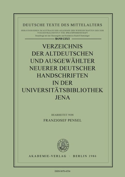 Universitätsbibliothek Jena