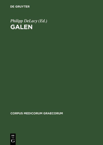 Galen: On Semen / Edition 1