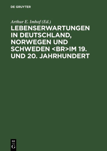 Lebenserwartungen in Deutschland, Norwegen und Schweden