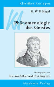 Title: G. W. F. Hegel: Phänomenologie des Geistes, Author: Otto Pöggeler