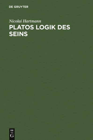 Platos Logik des Seins / Edition 2
