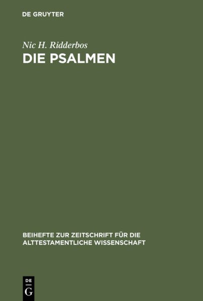 Die Psalmen: Stilistische Verfahren und Aufbau. Mit besonderer Berücksichtigung von Ps. 1-41