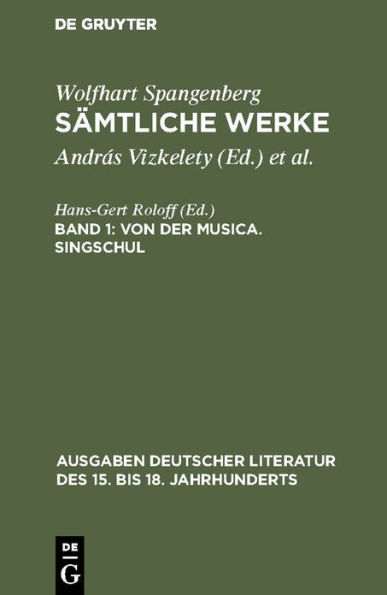 Von der Musica. Singschul