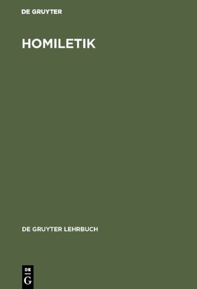 Homiletik: Theologie und Technik der Predigt