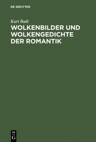 Wolkenbilder und Wolkengedichte der Romantik