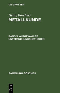 Title: Ausgewählte Untersuchungsmethoden, Author: Heinz Borchers