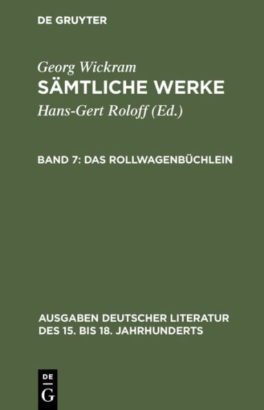 Das Rollwagenbüchlein / Edition 1