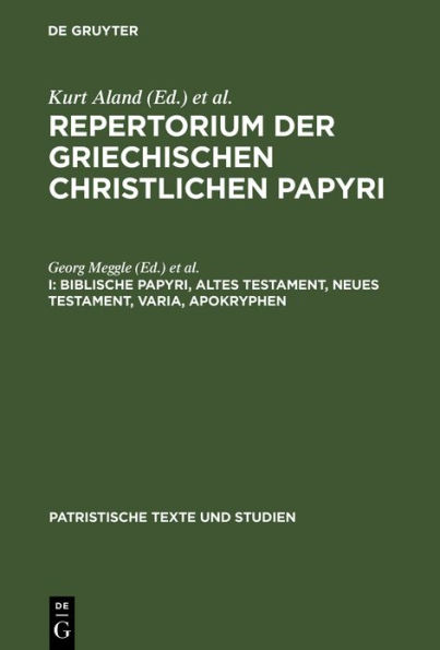 Biblische Papyri, Altes Testament, Neues Testament, Varia, Apokryphen: