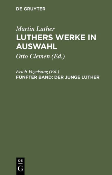 Der junge Luther