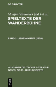 Title: Liebeskampff (1630) / Edition 1, Author: Manfred Brauneck