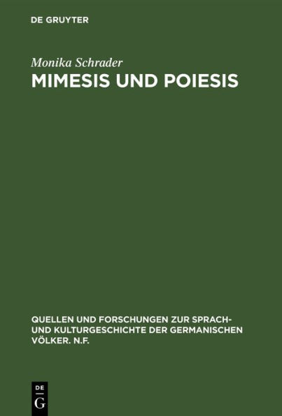 Mimesis und Poiesis: Poetologische Studien zum Bildungsroman / Edition 1