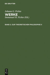 Title: Zur theoretischen Philosophie II, Author: Immanuel Hermann Fichte