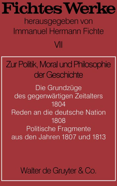 Zur Politik, Moral und Philosophie der Geschichte