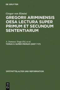 Title: Super Primum (Dist 7-17) / Edition 1, Author: A. Damasus Trapp