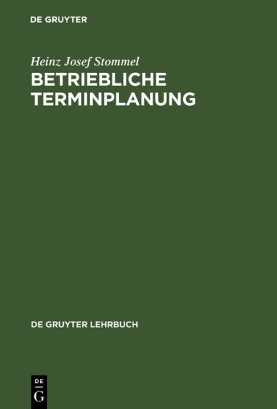 Betriebliche Terminplanung