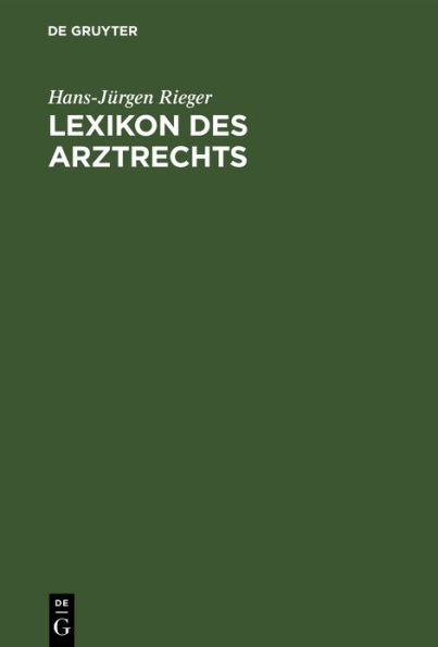 Lexikon des Arztrechts