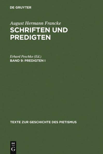 Predigten I / Edition 1