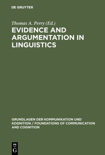 Evidence and Argumentation in Linguistics