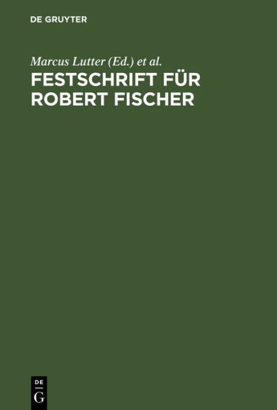 Festschrift für Robert Fischer / Edition 1