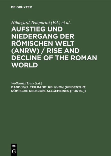 Religion (Heidentum: Römische Religion, Allgemeines [Forts.])