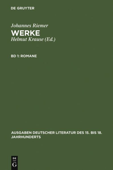 Romane / Edition 1
