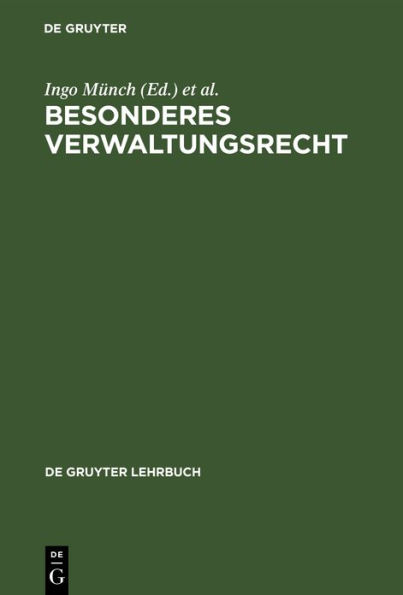 Besonderes Verwaltungsrecht