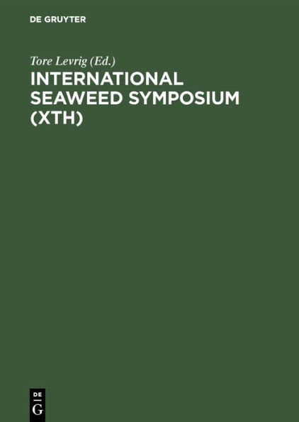 International Seaweed Symposium (Xth): Proceedings, Göteborg, Sweden, August 11-15, 1980