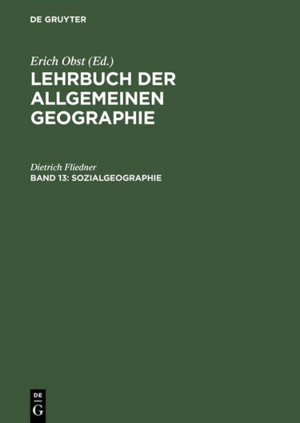 Sozialgeographie / Edition 1