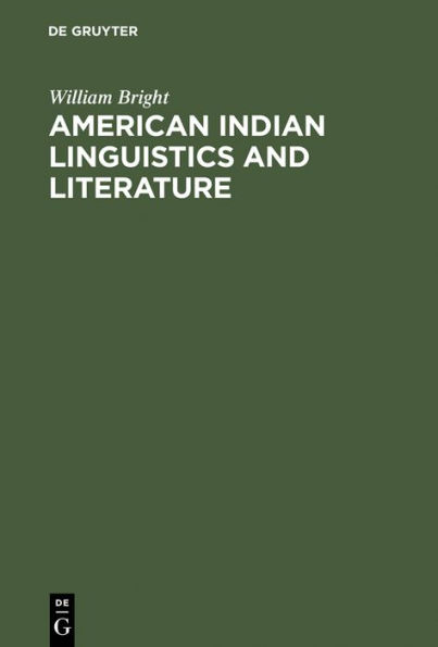 American Indian Linguistics and Literature / Edition 1