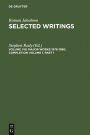 Selected Writings: Major Works 1976-1980