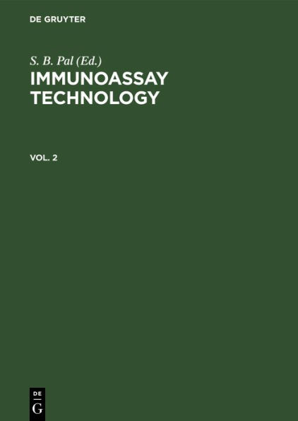 Immunoassay Technology. Vol. 2 / Edition 1