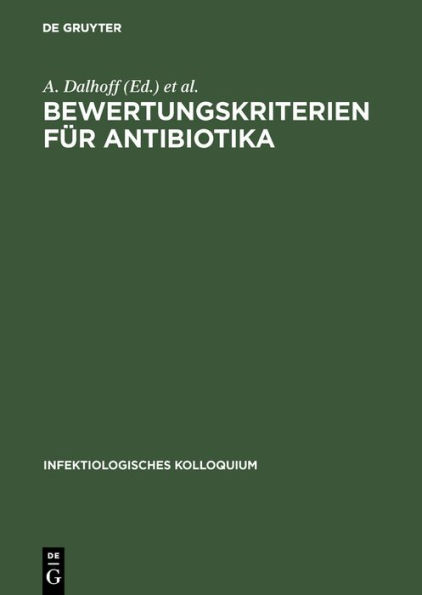 Bewertungskriterien für Antibiotika