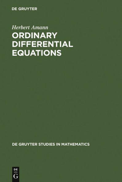 Ordinary Differential Equations: An Introduction to Nonlinear Analysis / Edition 1