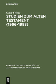 Title: Studien zum Alten Testament (1966-1988), Author: Georg Fohrer