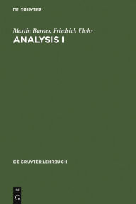 Title: Analysis I, Author: Martin Barner