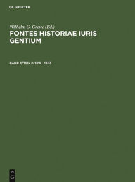 Title: 1815 - 1945, Author: Wilhelm G. Grewe
