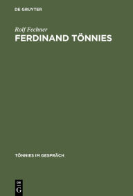 Title: Ferdinand Tönnies: Werkverzeichnis / Edition 1, Author: Rolf Fechner