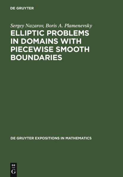 Elliptic Problems in Domains with Piecewise Smooth Boundaries / Edition 1