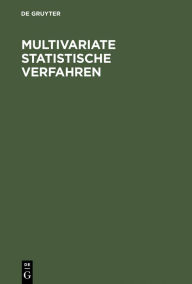 Title: Multivariate statistische Verfahren, Author: Ludwig Fahrmeir