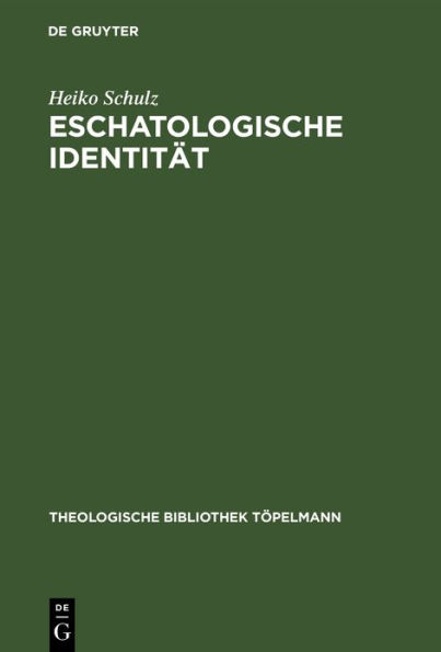 Eschatologische Identität: Eine Untersuchung über das Verhältnis von Vorsehung, Schicksal und Zufall bei Sören Kierkegaard