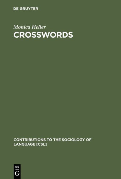 Crosswords: Language, Education and Ethnicity in French Ontario