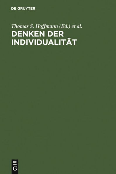 Denken der Individualität: Festschrift für Josef Simon zum 65.Geburstag im August 1995