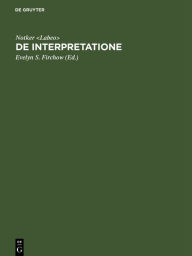 Title: De interpretatione: Boethius' Bearbeitung von Aristoteles' Schrift 