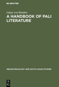 Title: A Handbook of Pali Literature, Author: Oskar von Hinüber