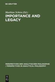 Title: Importance and Legacy, Author: Matthias Schirn